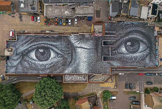Giant Penge Ink Mural